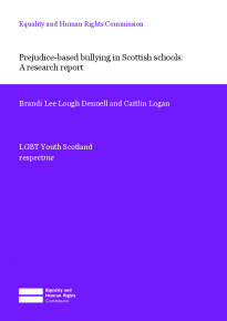Prejudice-based bullying in Scottish schools: a research report